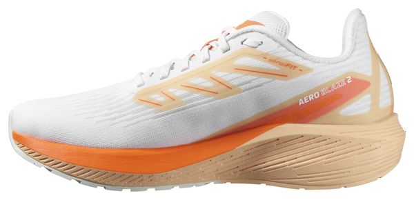 Chaussures de Running Salomon Aero Blaze 2 Blanc Orange Femme