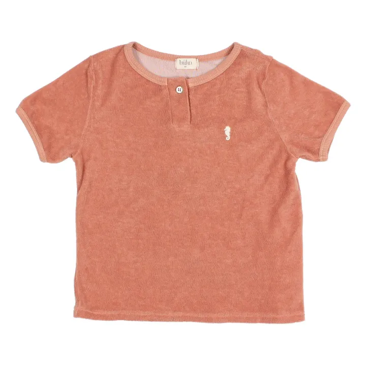 Búho T-shirt Hippocampe Eponge | Terracotta