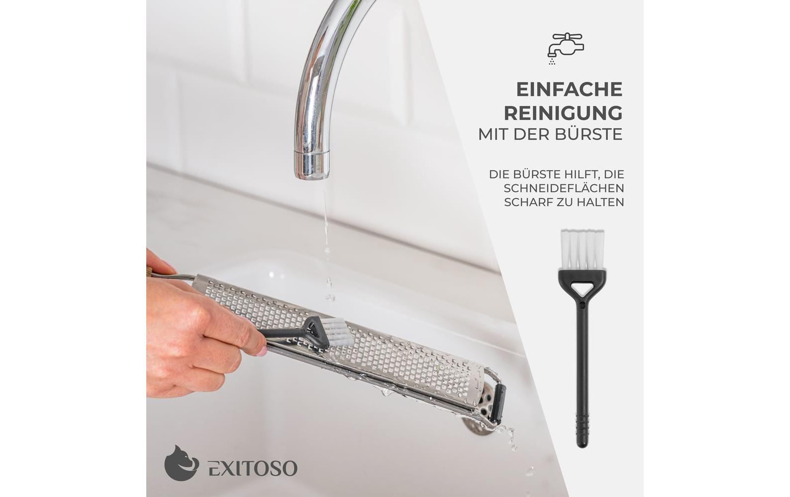 Küchenreibe SchwarzKüchenreiben Set