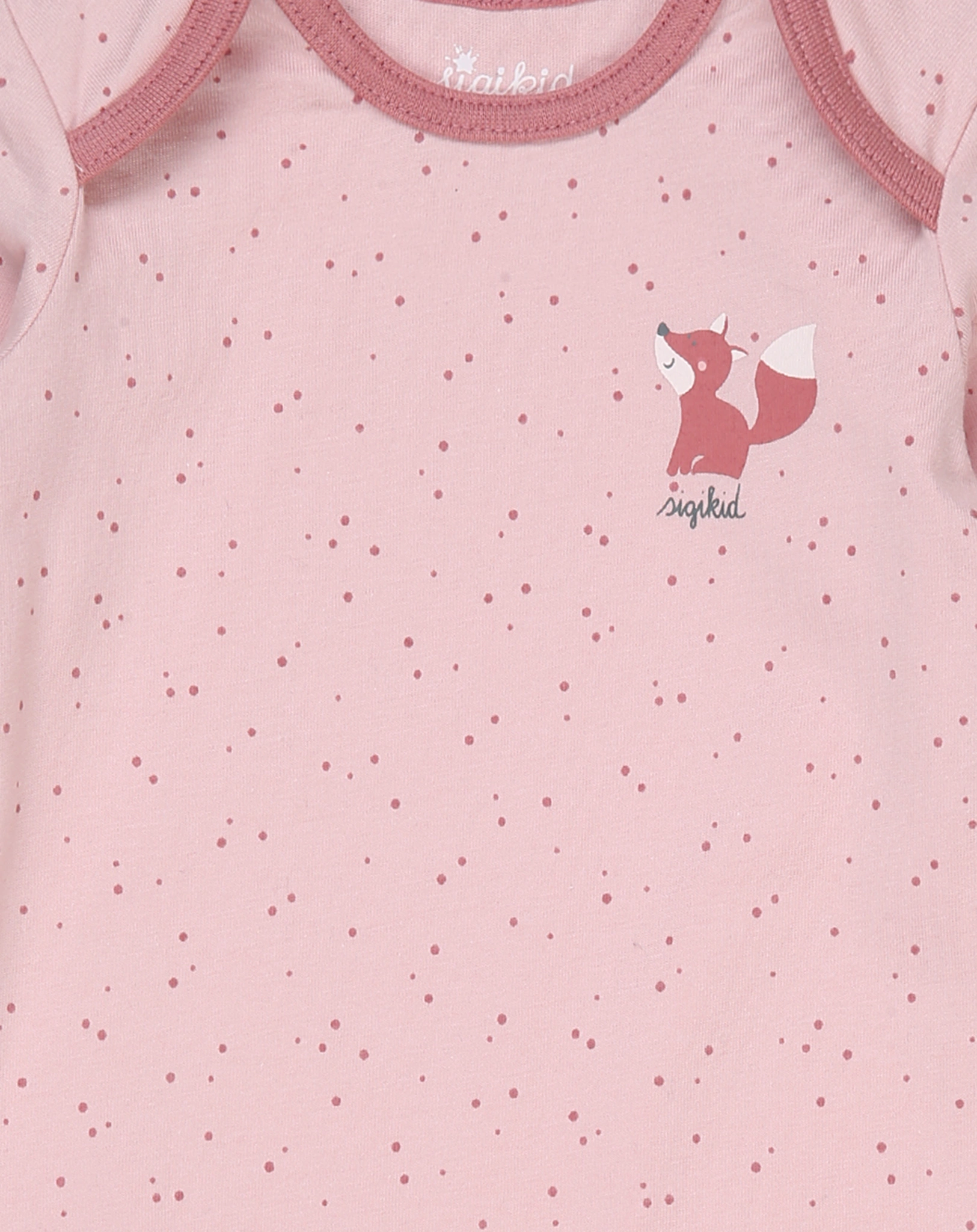 Strampler PÜNKTCHEN FUCHS in rosa
