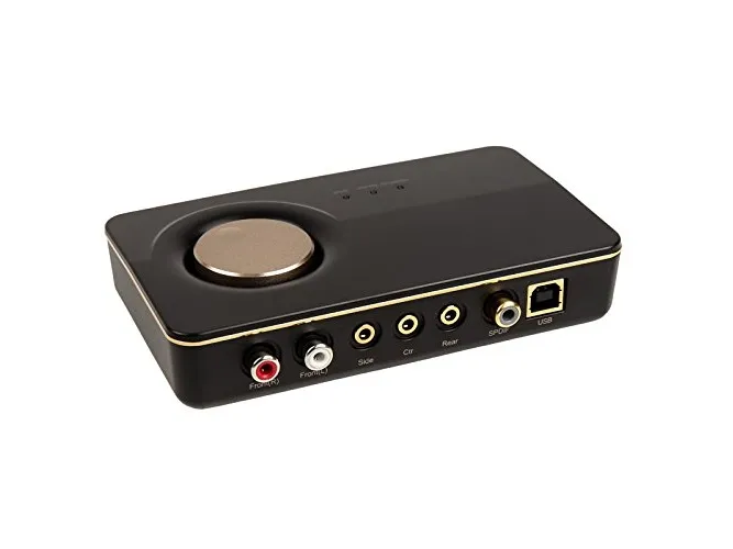 ASUS Xonar U7 MKII - Lydkort - 24 bit - 192 kHz - 114 dB SNR - 7.1 - USB 2.0 - CM6632AX
