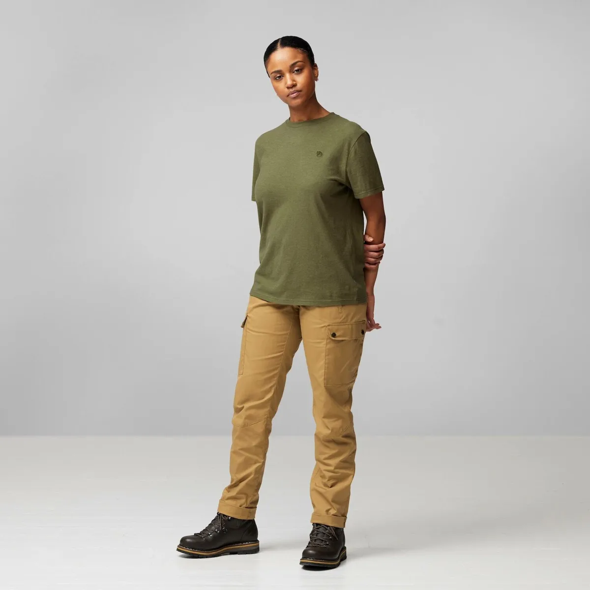Fjällräven Hemp Blend T-Shirt W Green