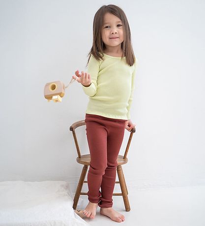 Minimalisma Leggings - Bieber - Seide/Baumwolle - Hibiskus