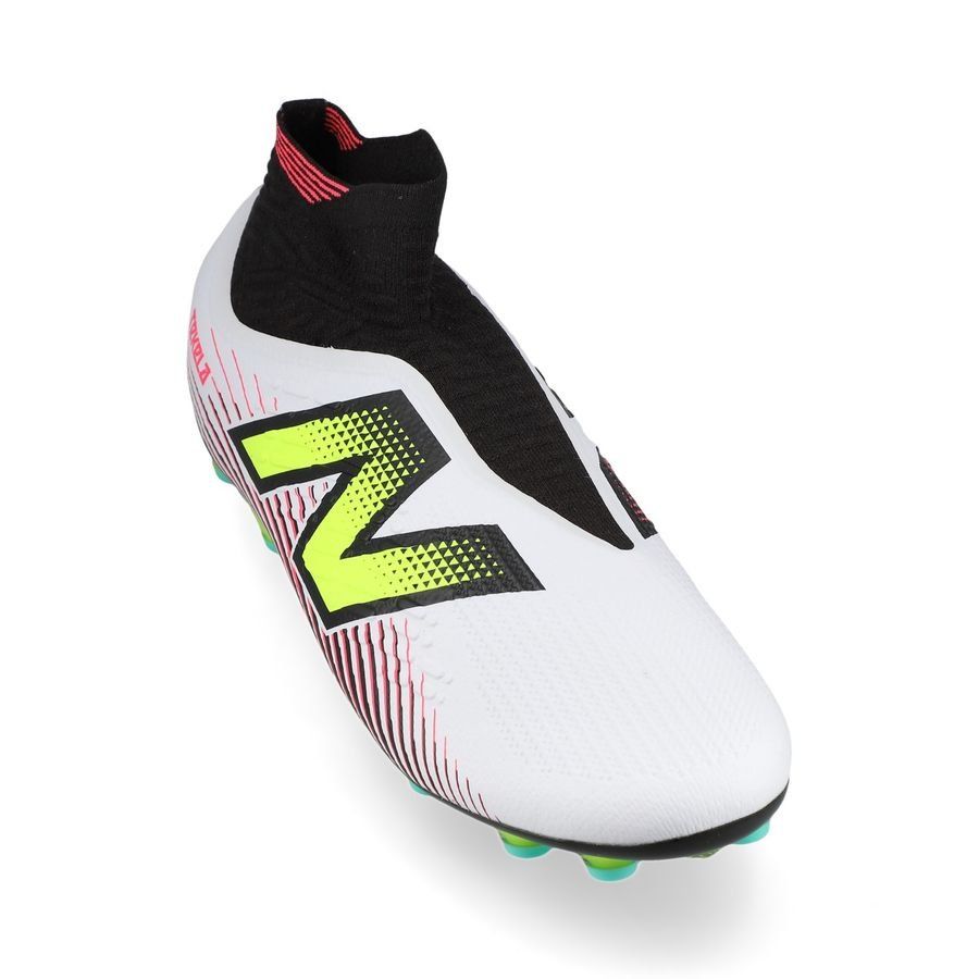 New Balance Tekela V4 Pro AG - Blanc/Violet/Jaune Fluo