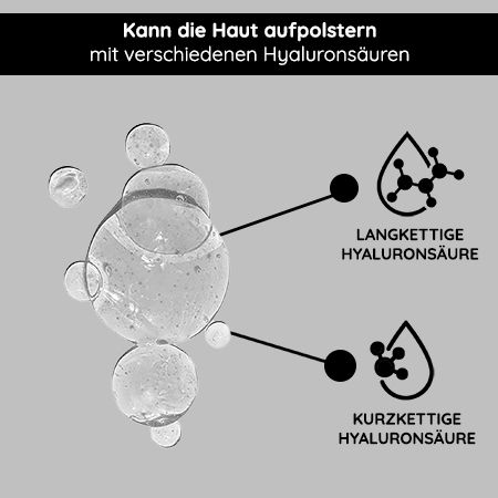RAU Cosmetics Hyaluron Plus mit Soforteffekt - Hyaluronsäure Serum Hochdosiert gegen Falten