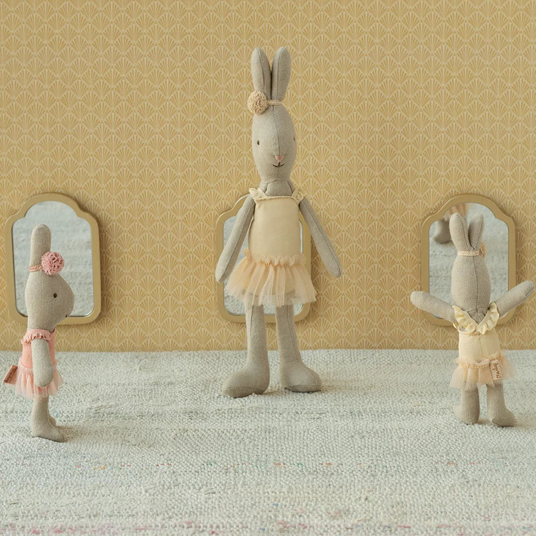 maileg knuffelkonijn ballerina cream - maat 1 - 24 cm