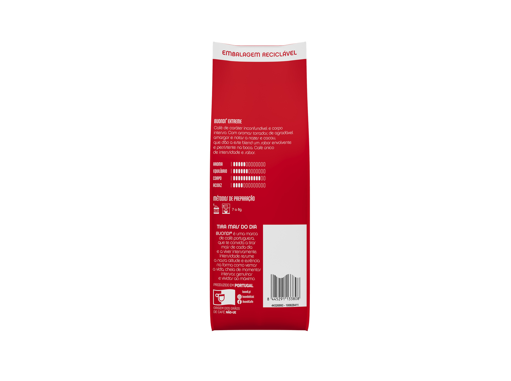 CAFE EM GRAO BUONDI EXTREME 200G