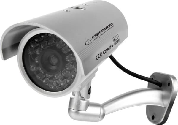Esperanza ECA102S Esperanza dummy overvåkingskamera spøkelse sølv