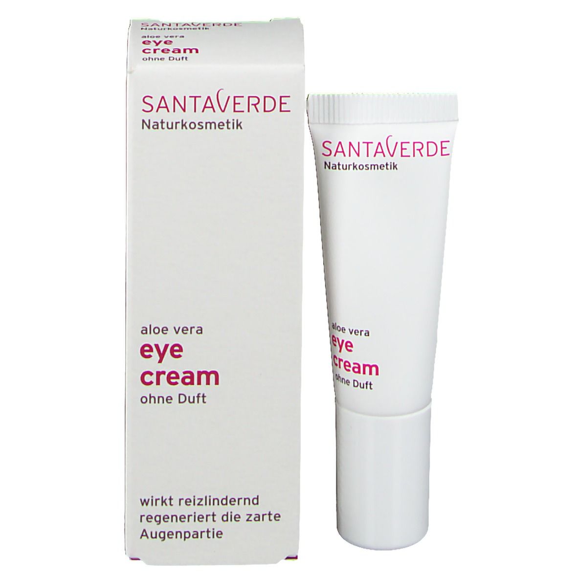 SANTAVERDE Aloe Vera Augencreme ohne Duft