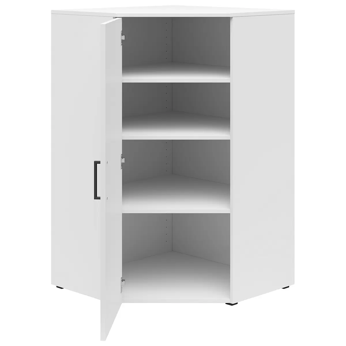 Eckschrank 1T Cabinet weiss
