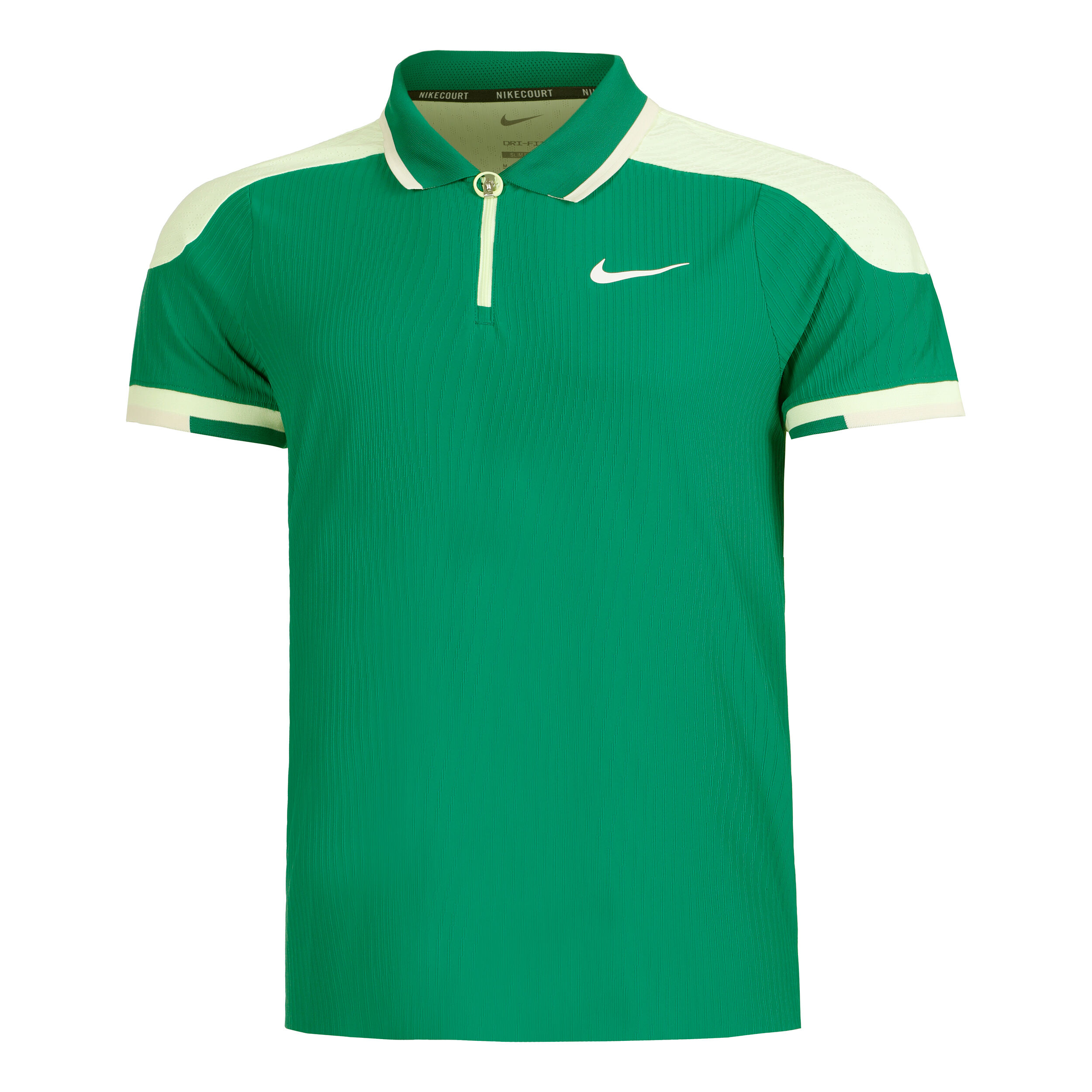Nike Court Dri-Fit Advantage Slam ULT Polo Hommes - Vert , Vert Fluo