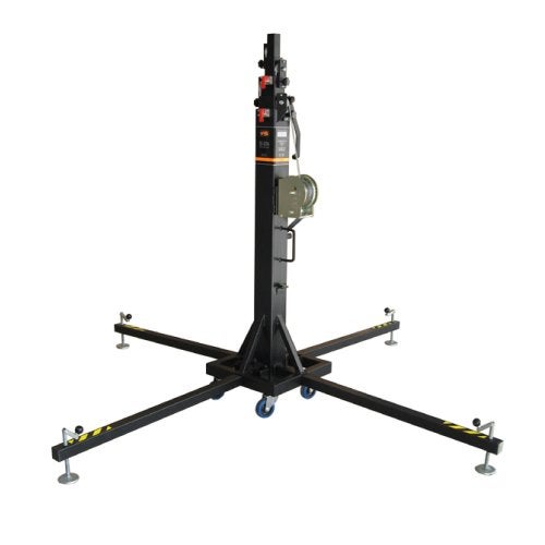 VMB TE-76 PRO wind-up statief zilver