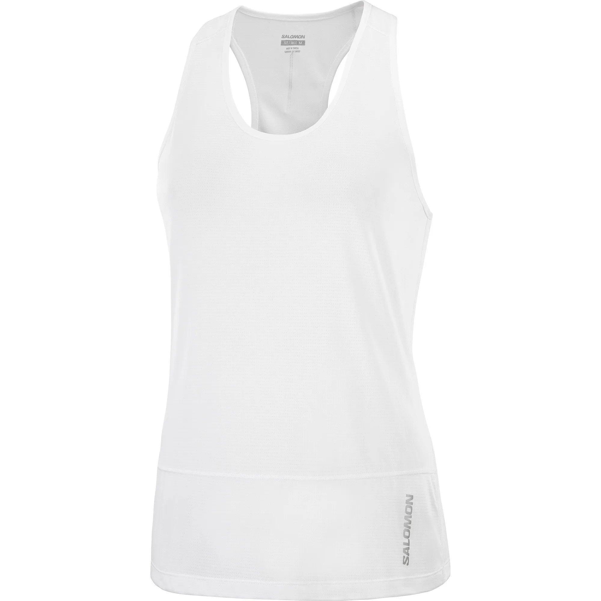 Salomon Women's Cross Run Singlet White