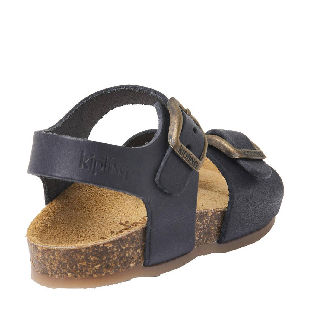 Kipling leren sandalen donkergrijs