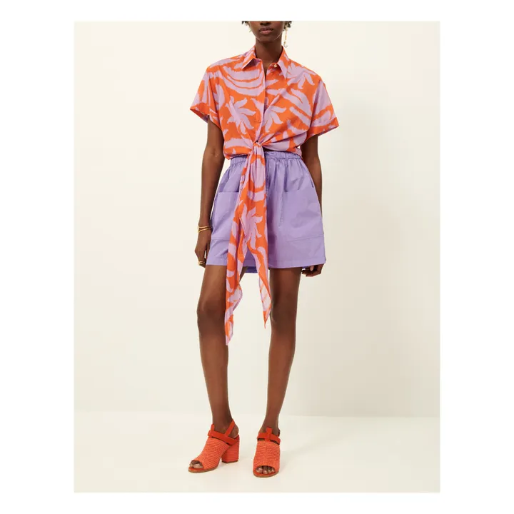 Sessùn Chemise Procida Coton Bio | Orange