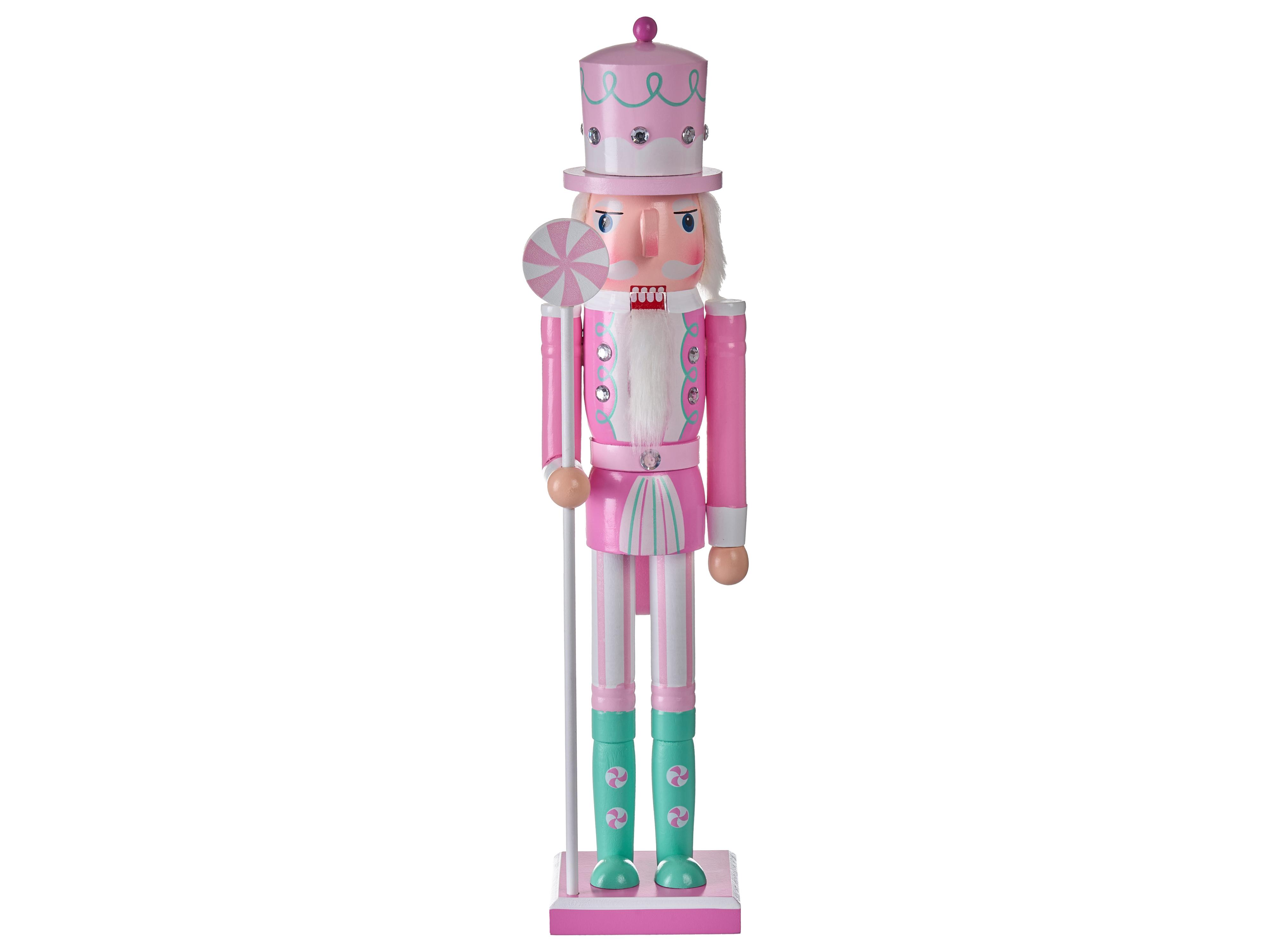 Figuur DALALVEN Notenkraker 50 cm Roze