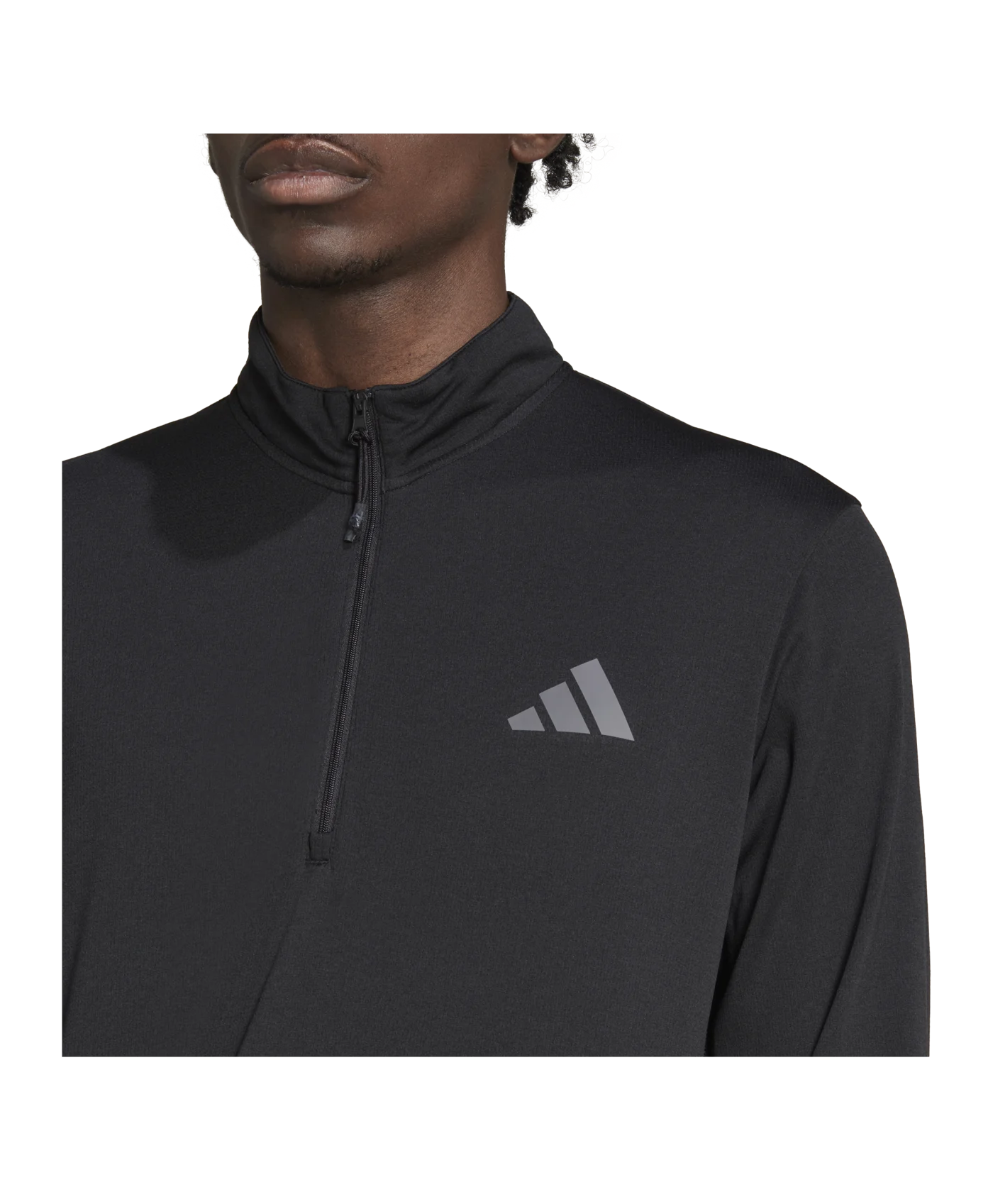adidas Seasonal HalfZip Sweatshirt Schwarz