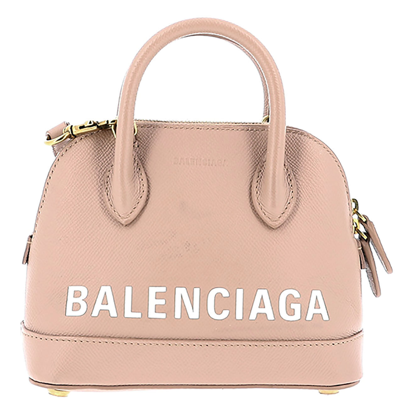 Balenciaga Sac bandoulière Ville Petit en Cuir rose - Très bon état - L.18 cm