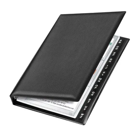 Veloflex Visitenkartenringbuch, schwarz