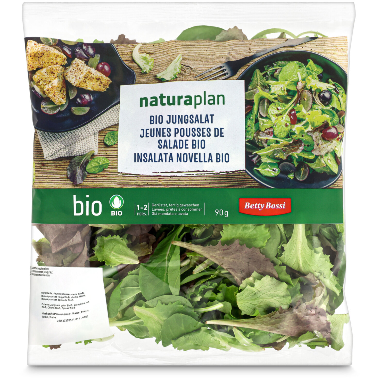 Betty Bossi Naturaplan Bio Jungsalat -