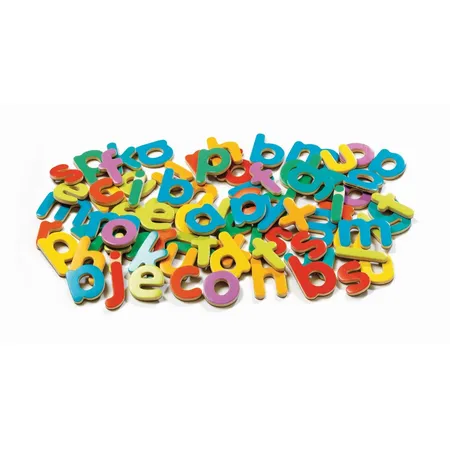 Djeco Holz Magnete: 83 script letters