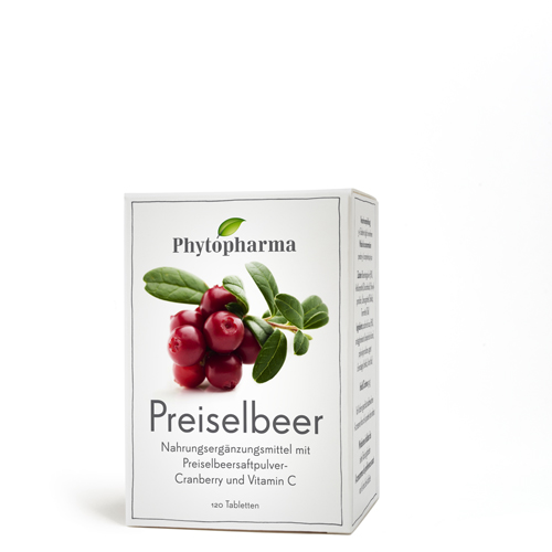 PHYTOPHARMA Preiselbeer Tabl 120 Stk