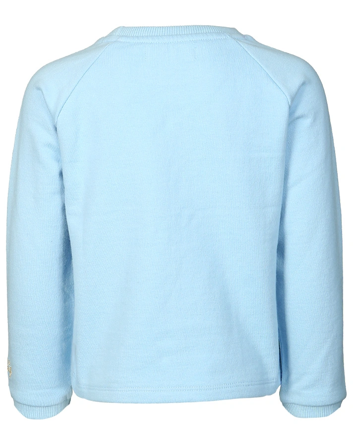 Sweatshirt THANNA mit Pailletten in hellblau