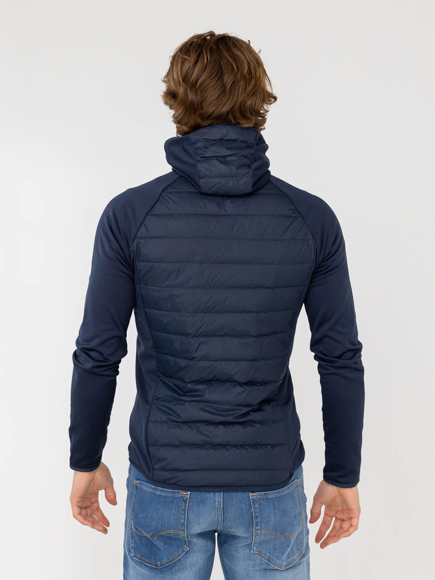 Down Hybrid Hood Jacket