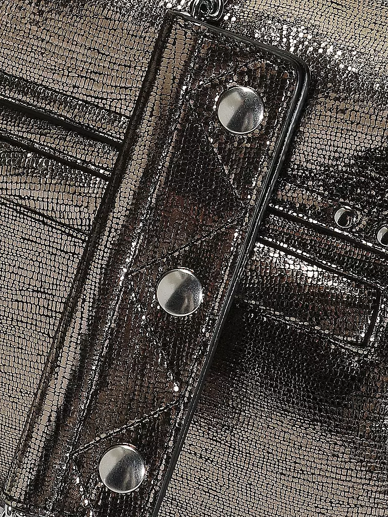 JEROME DREYFUSS Ledertasche - Umhängetasche LULU L silber
