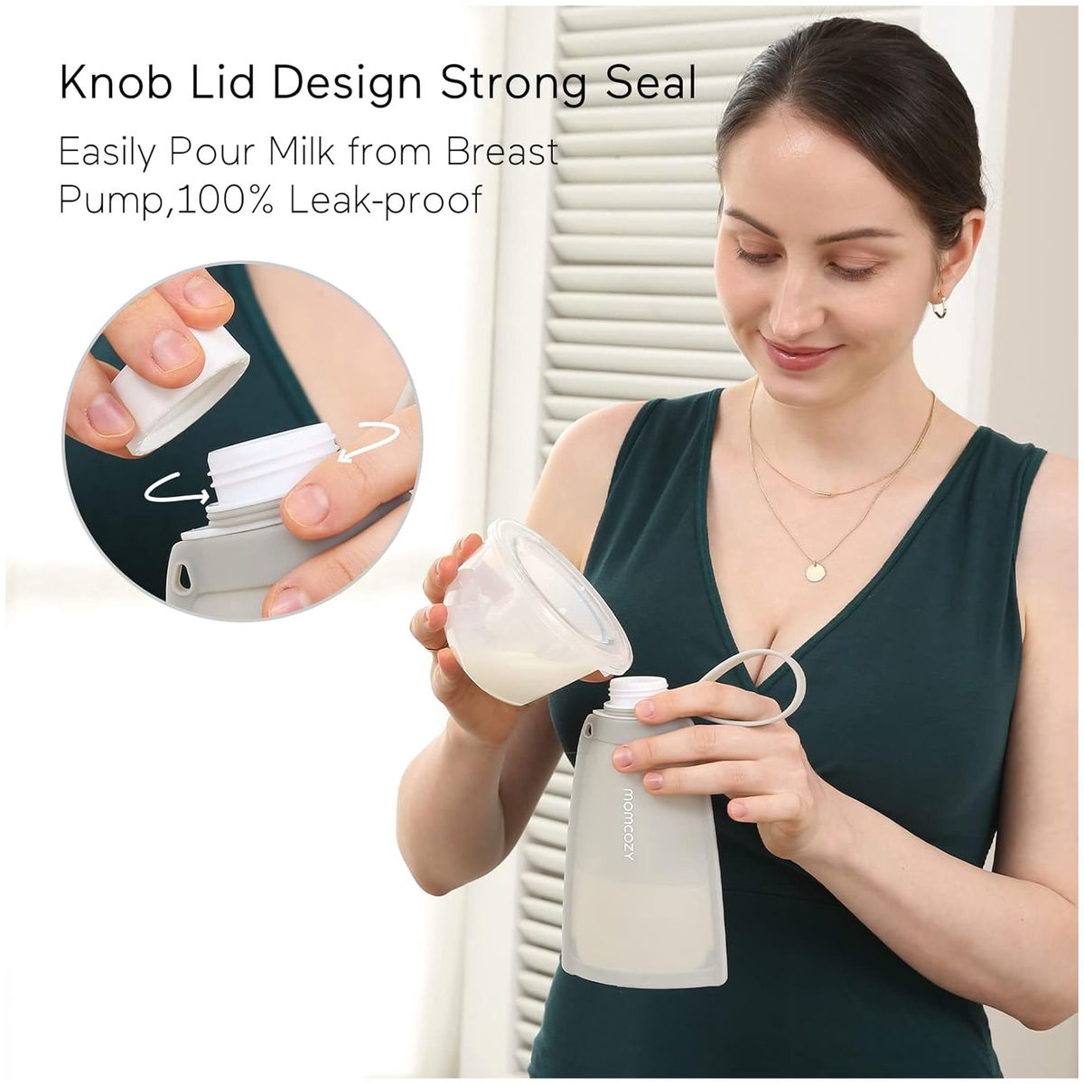 MomcozyMomcozy   Silikon Milchaufbewahrungsbeutel bean paste 5 Stück