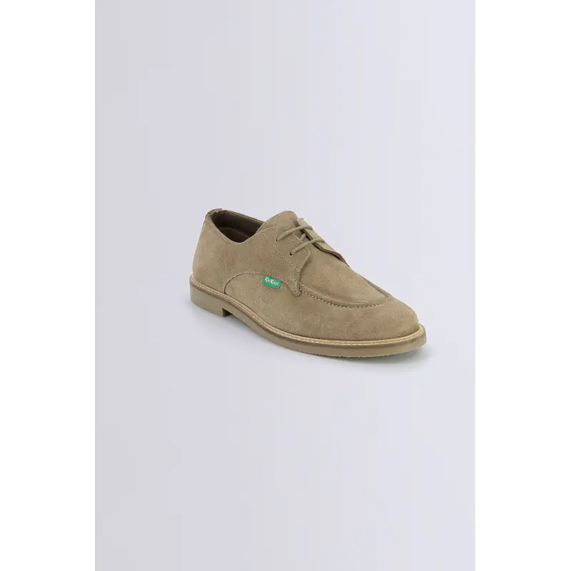 KICK TOTALY BEIGE TAUPE DERBIES Cuir Homme