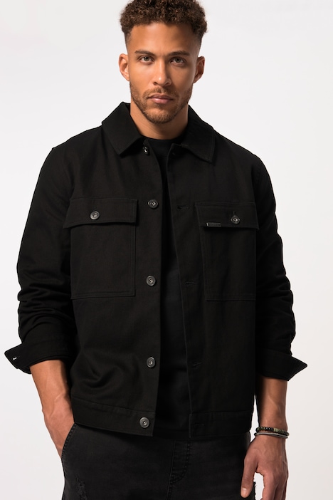 STHUGE Twilljacke, große Brusttaschen, bis 8 XL