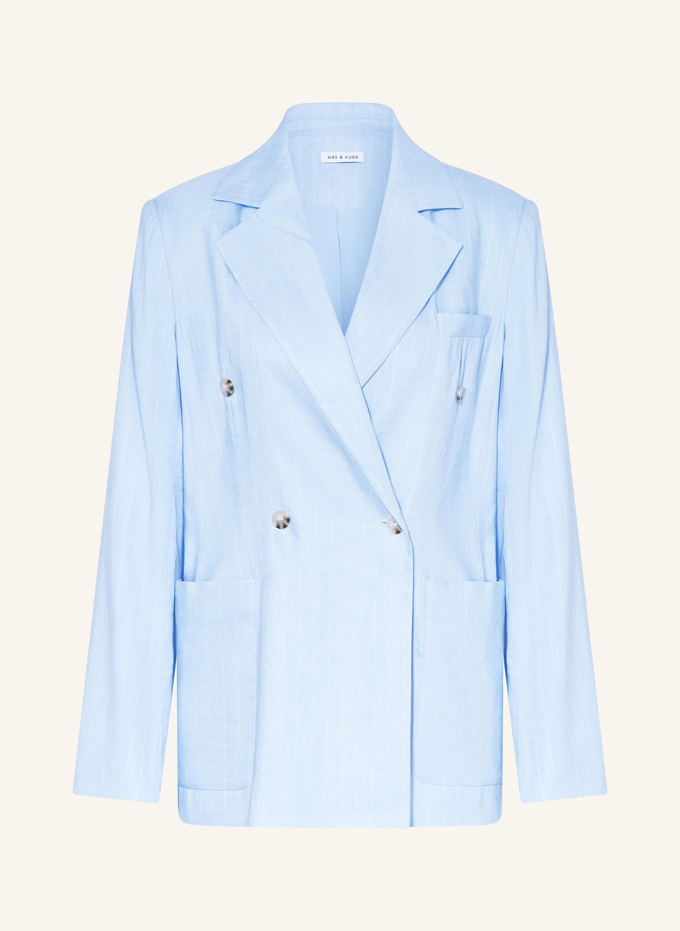 MRS & HUGS Blazer mit Leinen