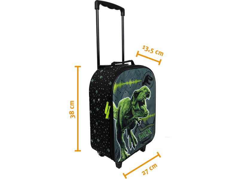 Undercover Kinder-Reisekoffer Jurassic World 13 l Kinder Trolley mit 2 Rollen