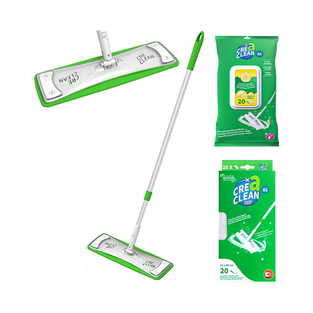 CREaCLEAN Bodenwischer Starter SET XL