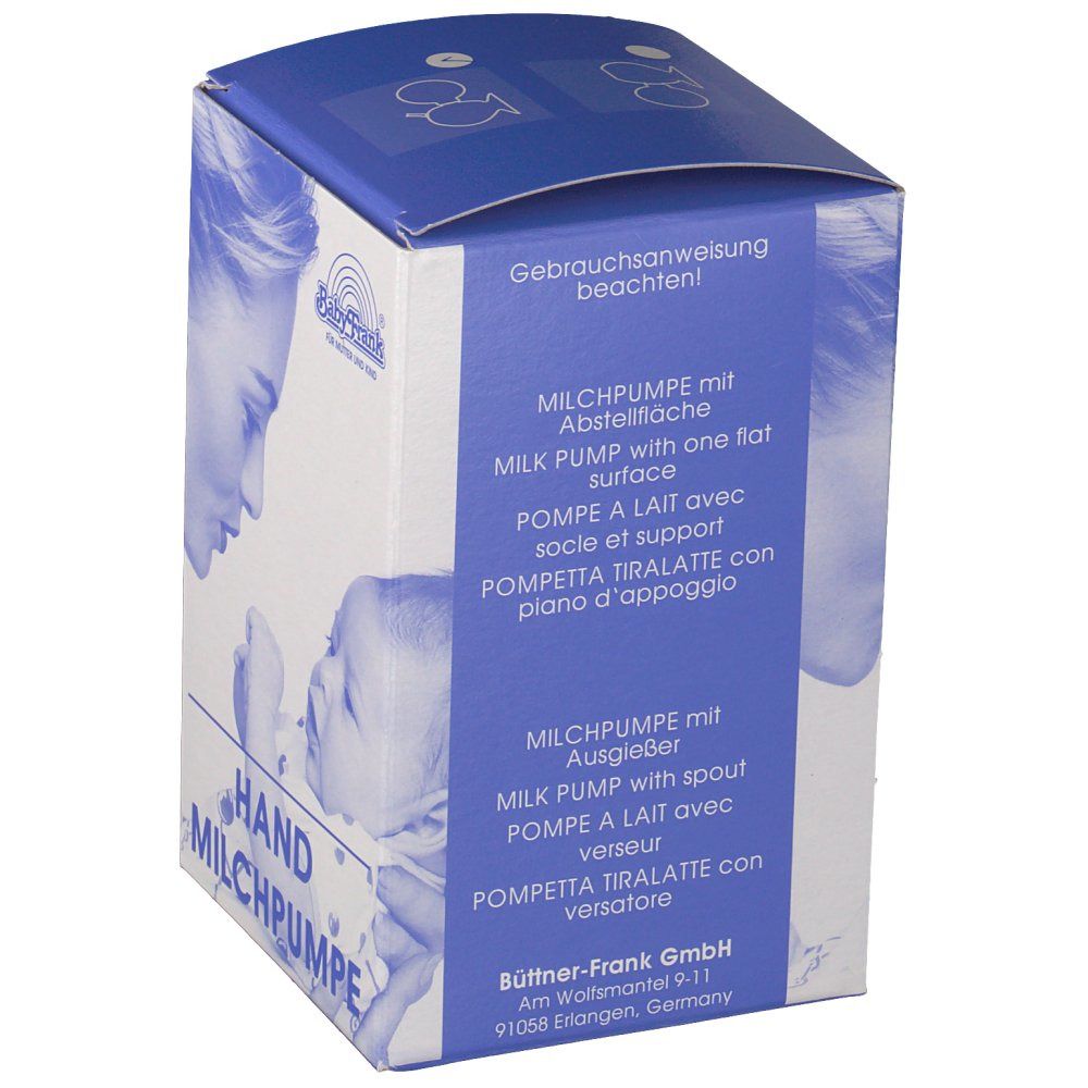 Baby-Frank® Hand Milchpumpe aus Glas