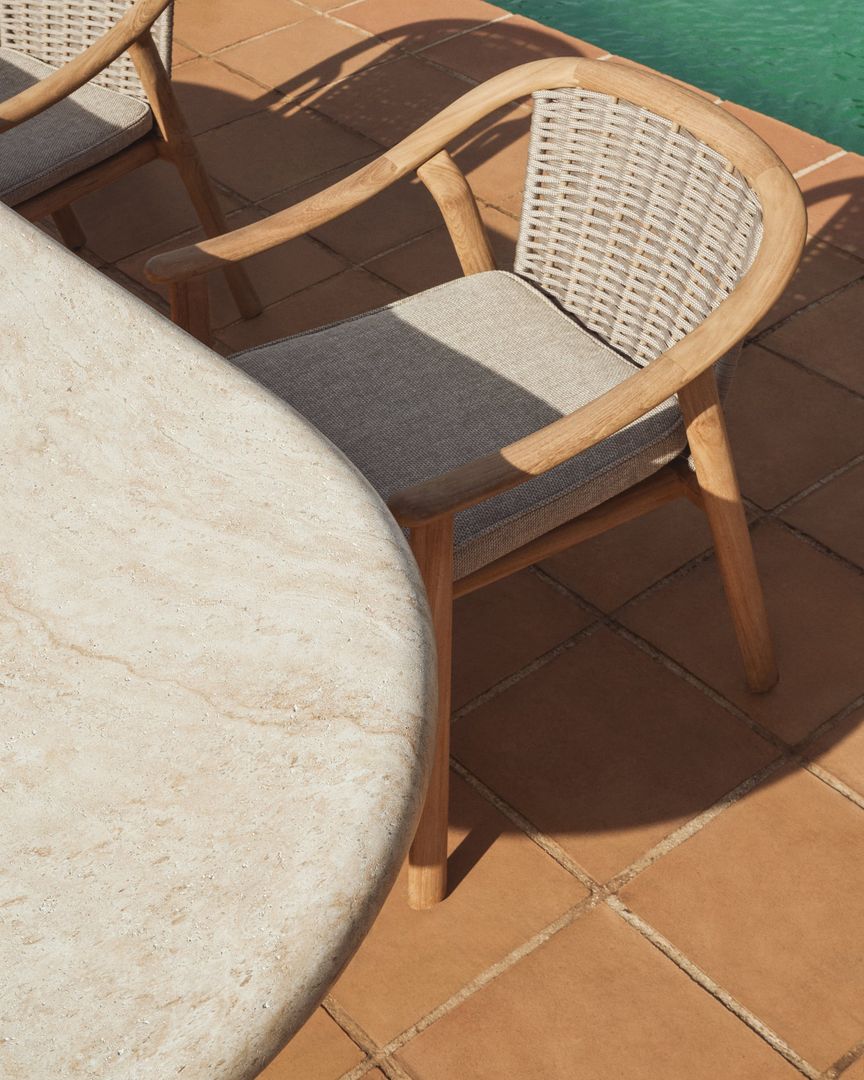 Kave Home   Elunda Tuinstoel