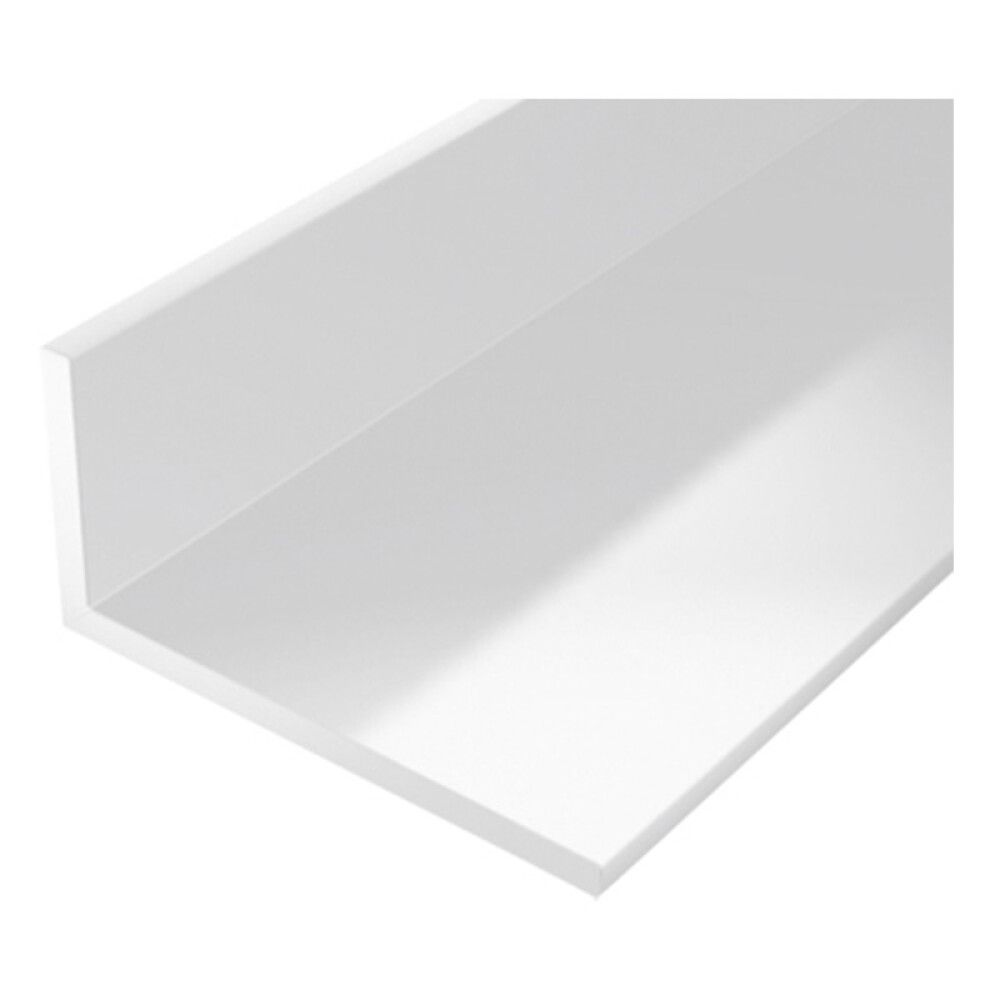 VINKELPROFIL GAH ALBERTS PVC 2000X40X10MM HVIT