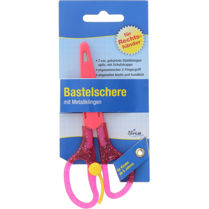 Kinderschere - spitz - für Rechtshänder