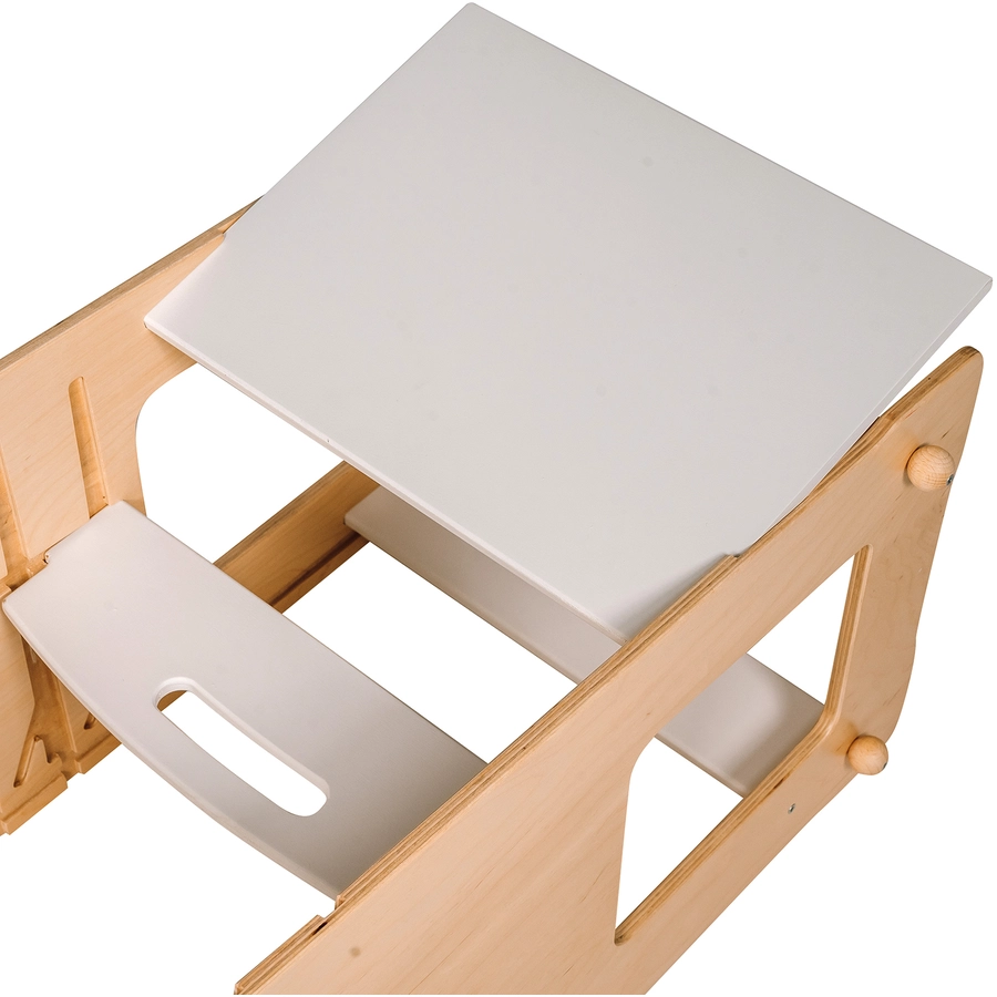Montessori® Montessori® Lernturm XL + Tafel-BrettRutsche Montessori® Kindermöbel mehrfarbig