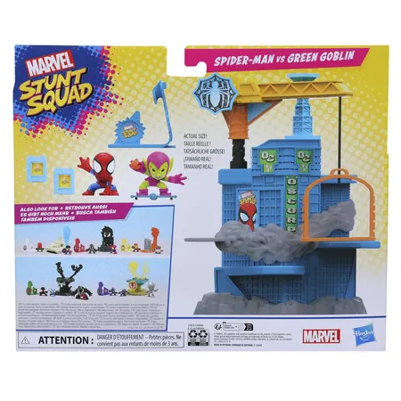 Hasbro Marvel Stunt Squad Schmetter-Kran Spielset