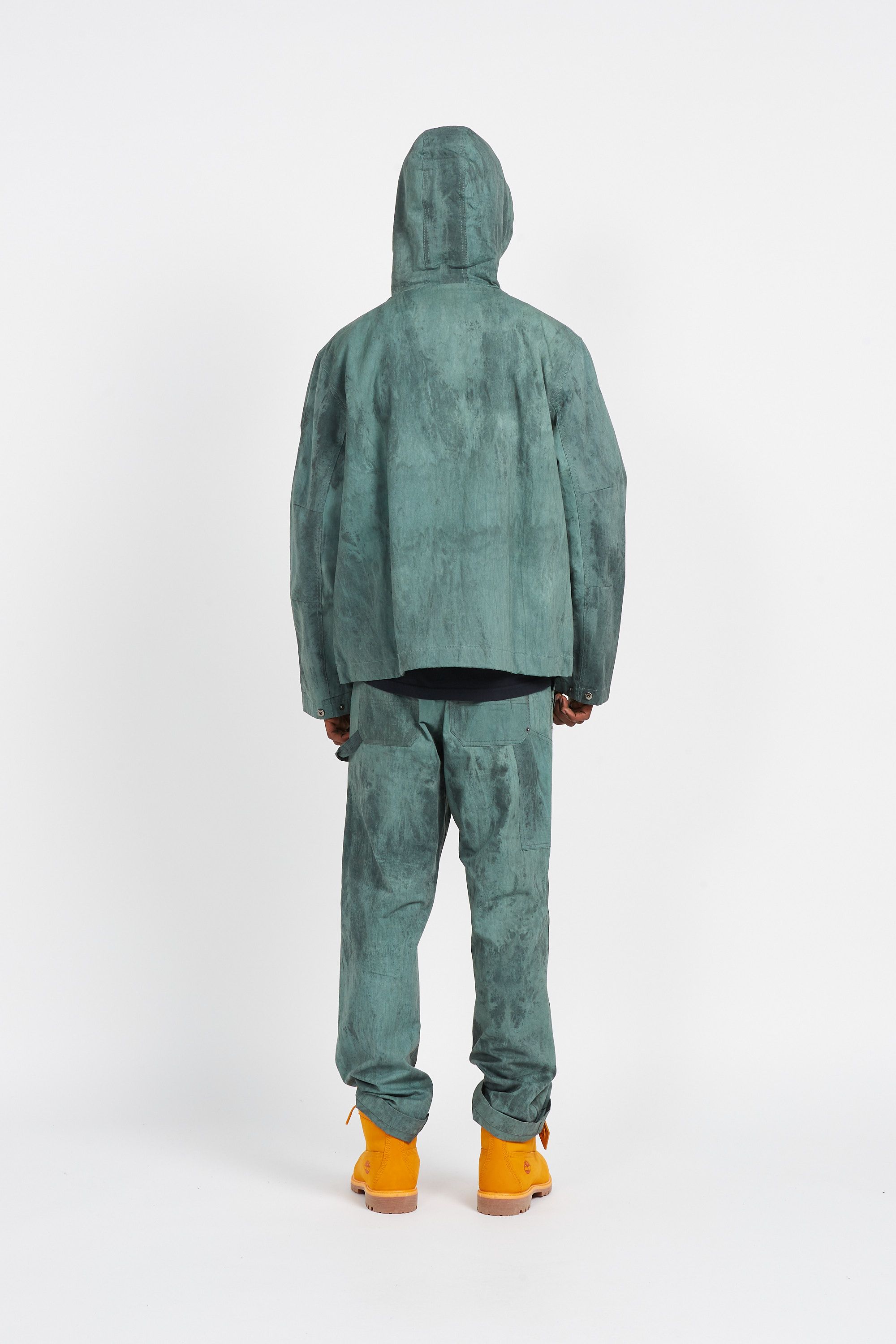 OLAF Veste OLAF GARMENT DYED ANORAK Vert