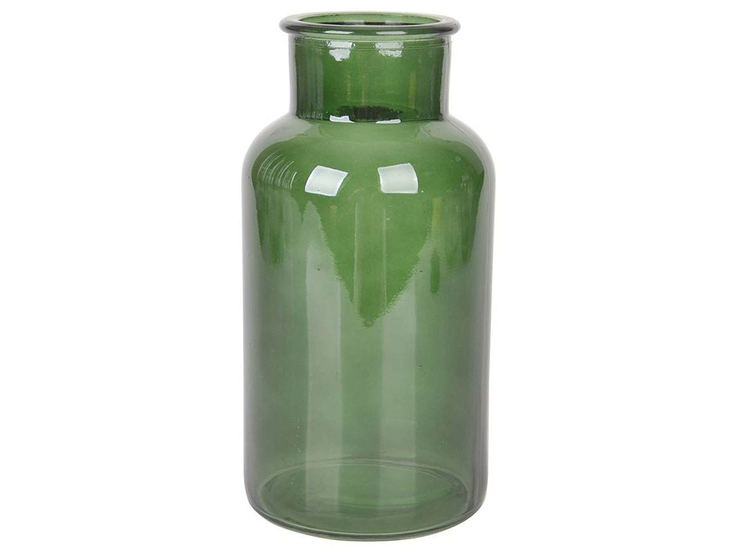 GARRAFA BOTICÁRIO ACTUEL VIDRO VERDE 8.2 X16.4CM