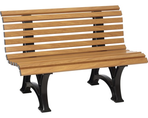 Blome tuinbank Amrum 80 x 121 x 64 cm, belastbaar tot 160 kg, kunststof, houtlook