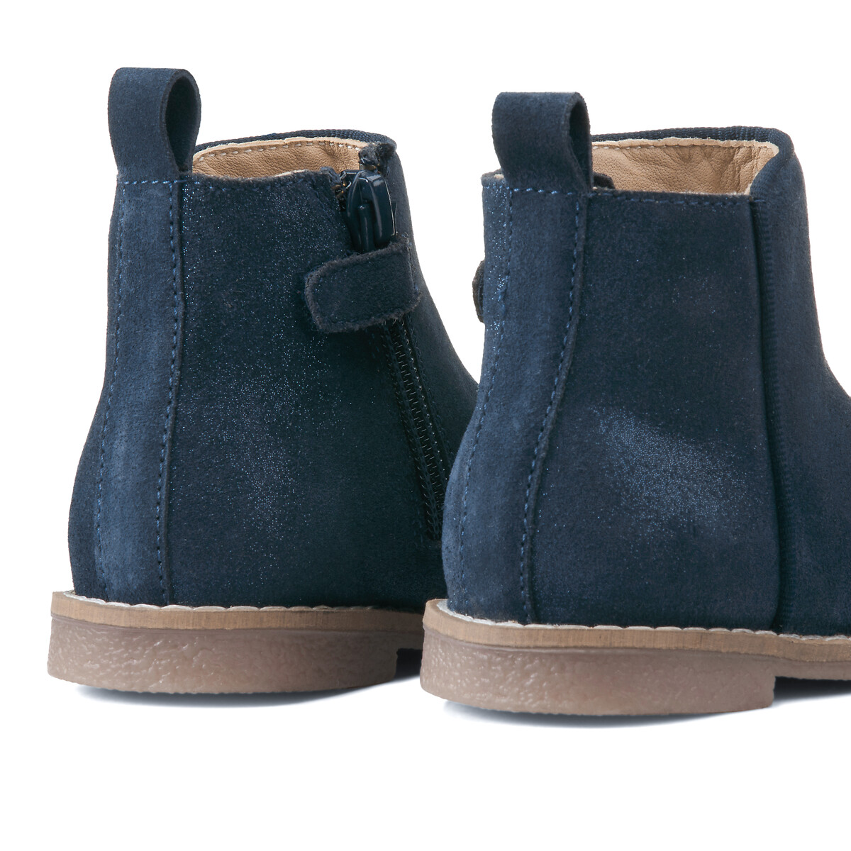 COLEÇÕES LA REDOUTE<br>Botas de couro com zíper