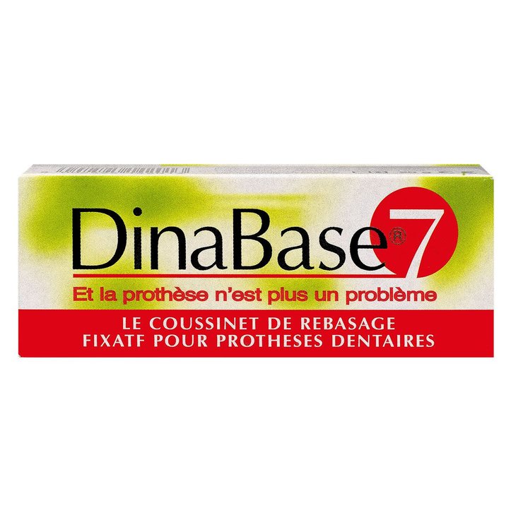 Dinabase 7 coussinet de rebasage fixatif gel 20g