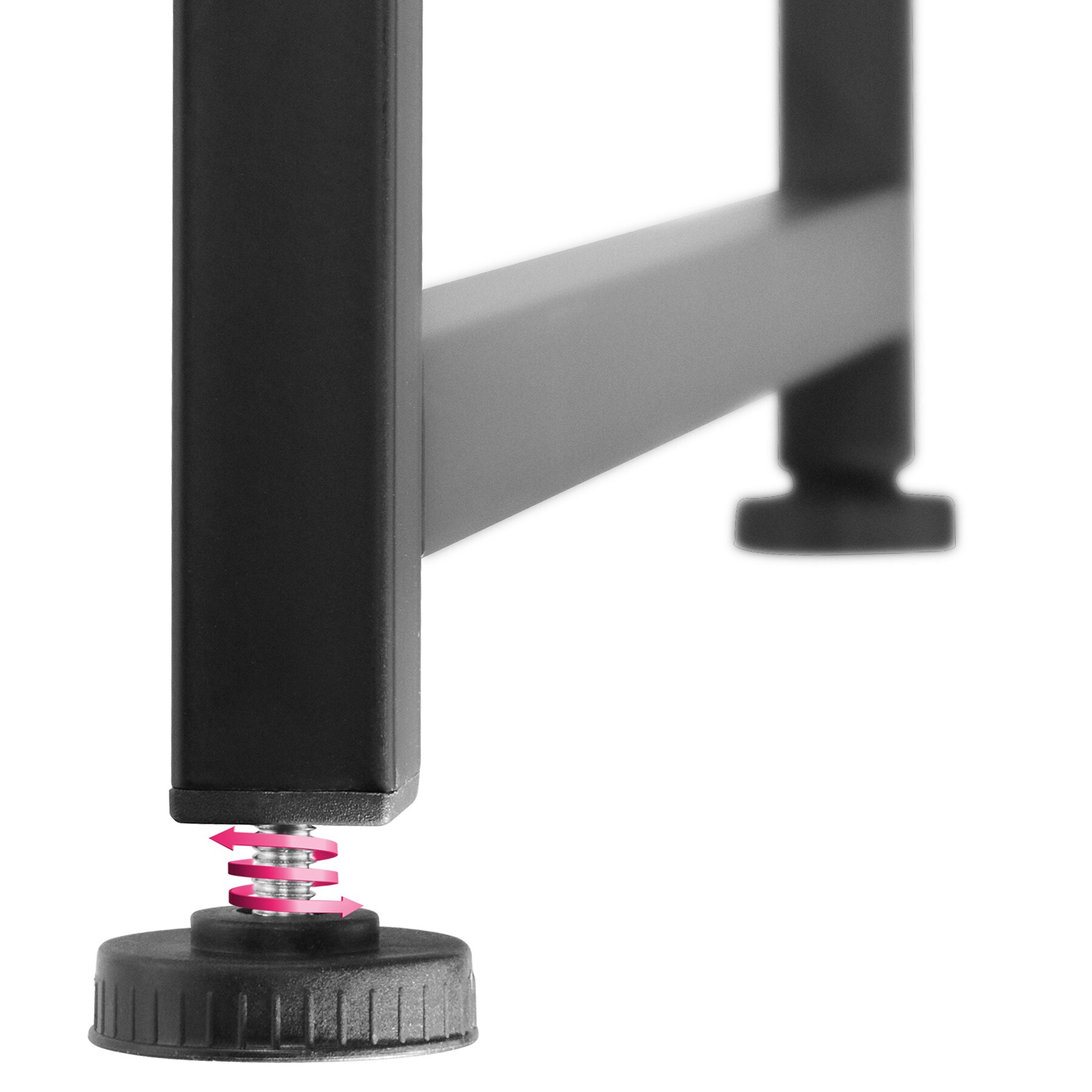 tectake® Computer-Schreibtisch, Industrial Style, integriertes Regal mit 3 Ablagefächern, 122 x 61 x 120 cm