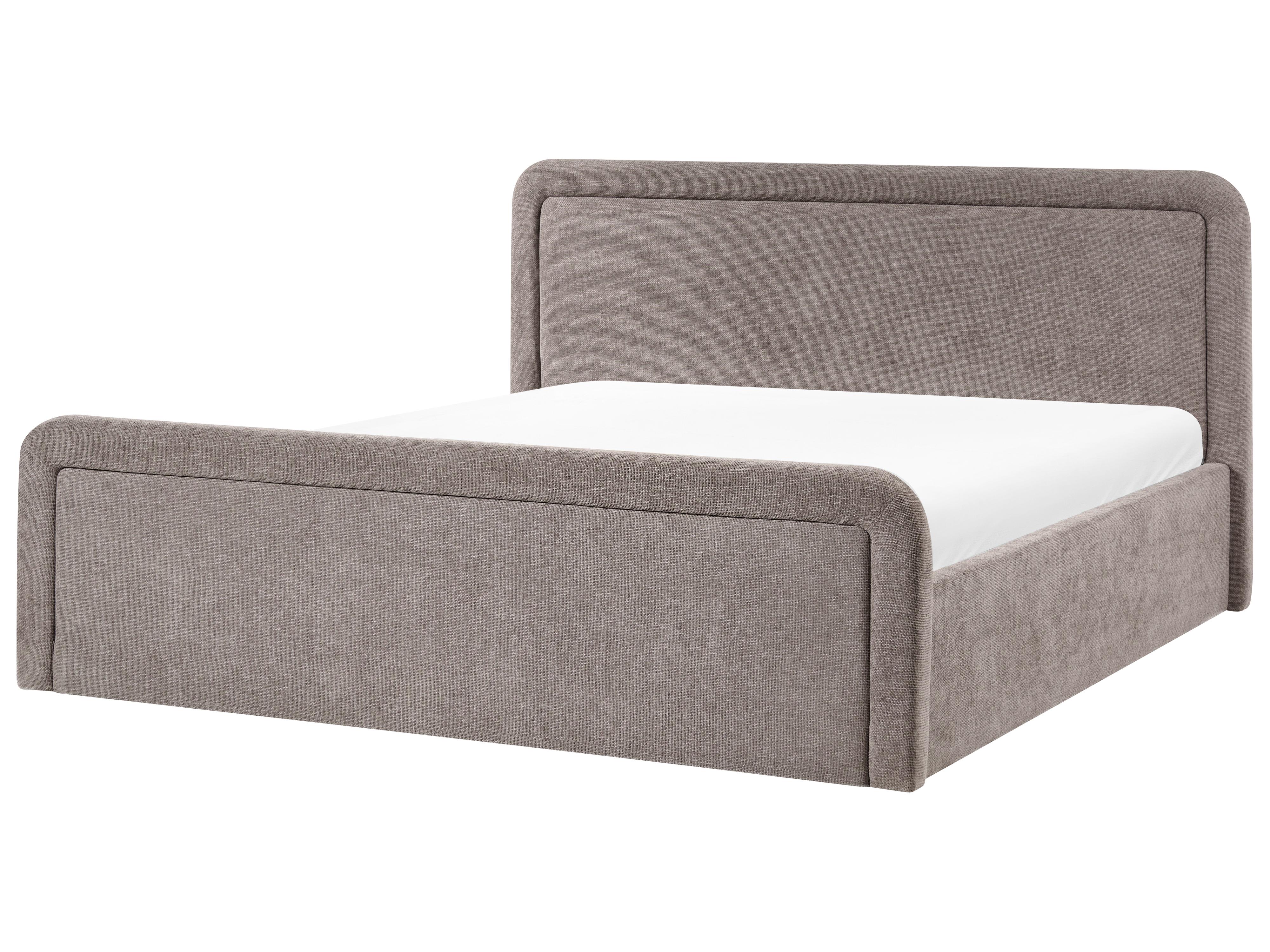 Bed met opbergruimte Stof VIVIERS 180 x 200 cm Taupe