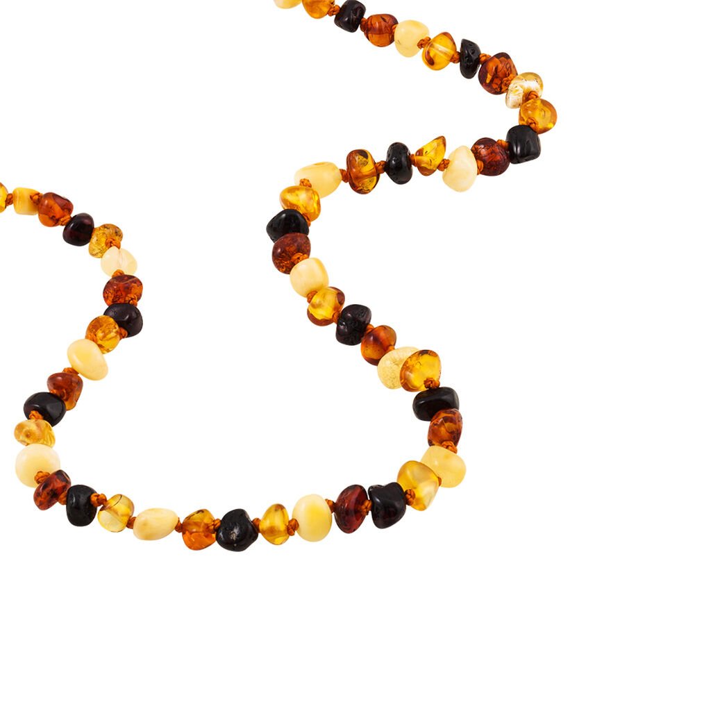 Collier Bebe Argent Blanc Moisha Ambres