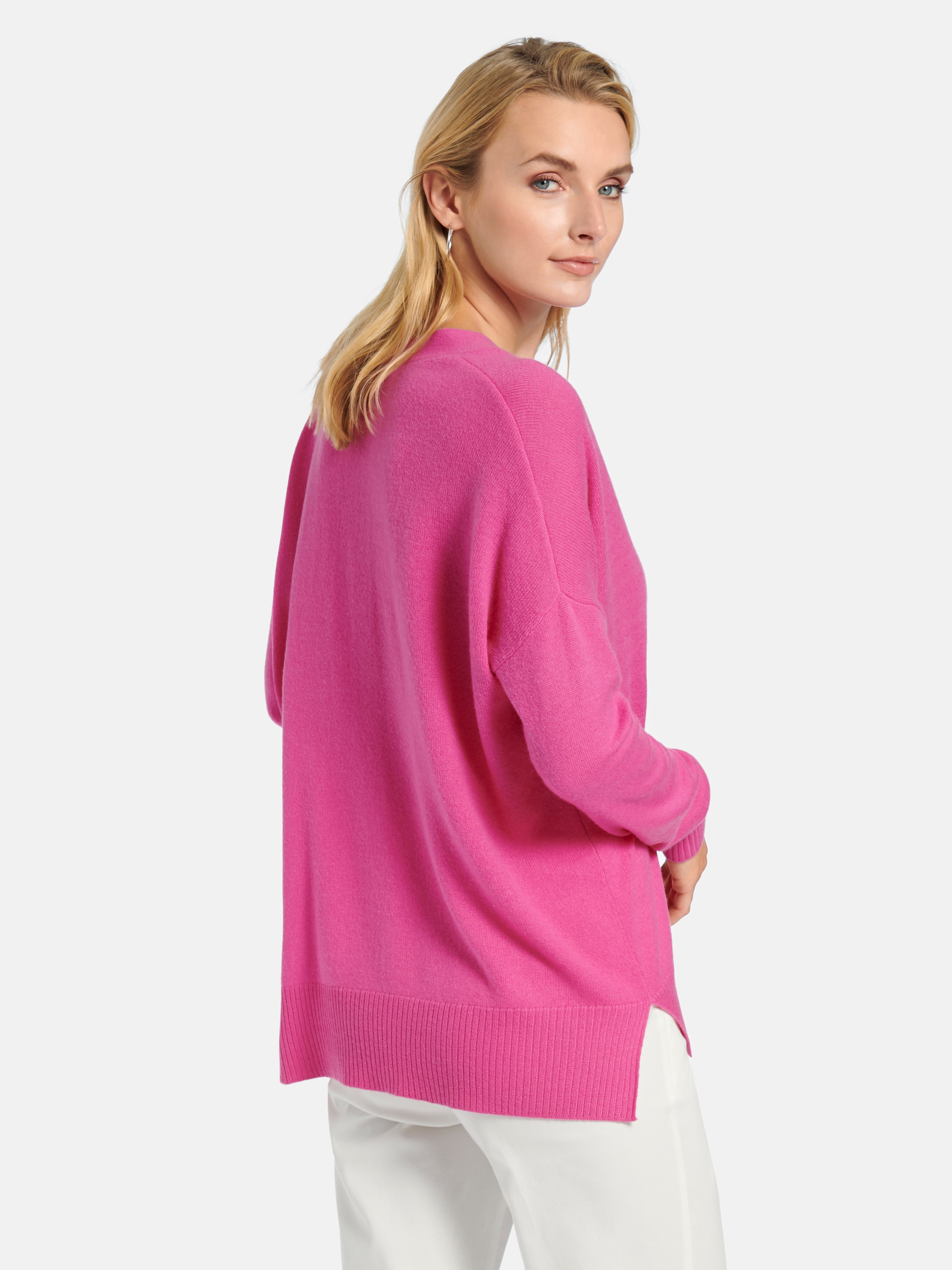 V-Pullover aus 100% Kaschmir